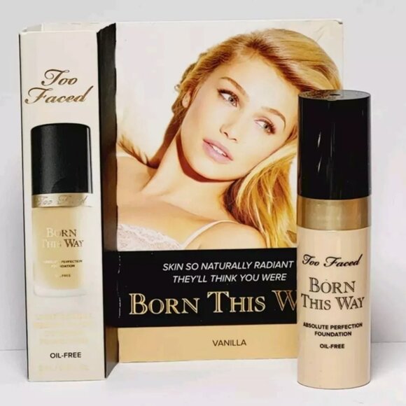 Too Faced VANILLA Born This Way Oil-Free Medium-To-Full Coverage Foundation 5ml - Picture 1 of 4